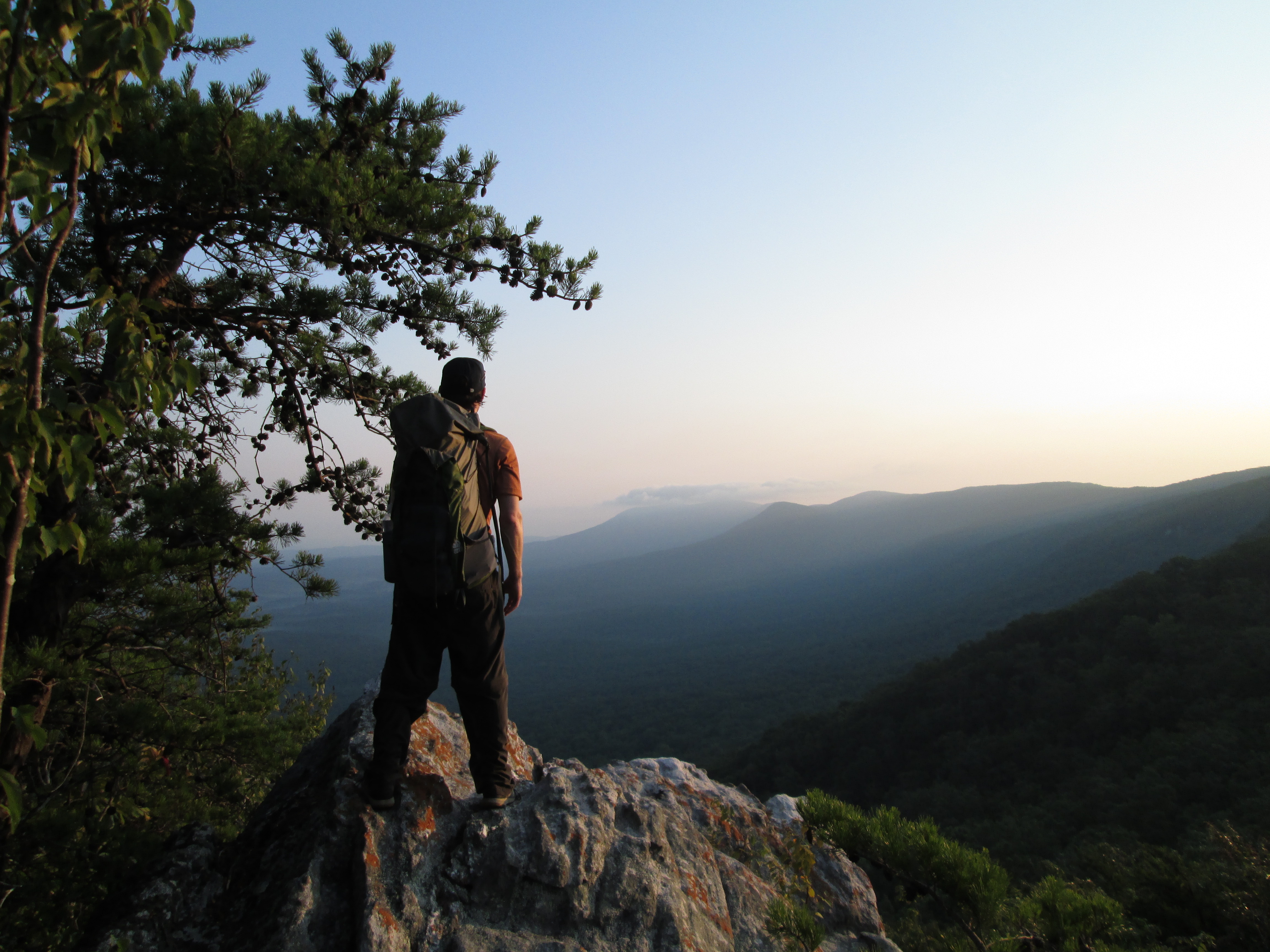 Better begin. Forest Explorer. Aidan Hiking on the Mountain. Exploring the Wilderness.